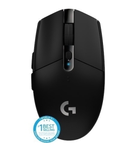 Mouse gaming logitech g305 lightspeed hero 910-005282, wireless, optic, negru...