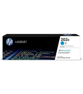 Toner original hp cyan, nr.203x, pentru color laserjet pro m254, m280, m281,...