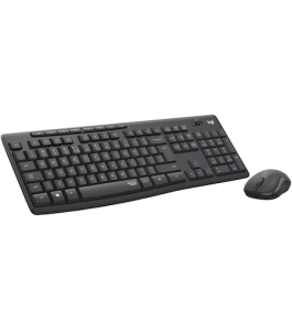 Kit wireless tastatura si mouse logitech mk295 silent graphite (920-009800)...