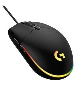 Mouse gaming logitech g102 lightsync gaming, negru (910-005823) Negru 599274