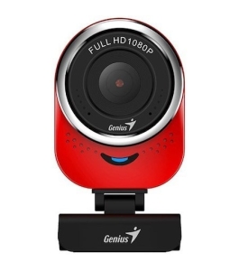 Camera web genius qcam 6000, fullhd 1080p, usb, rosu Rosu 600533