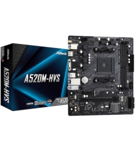 Placa de baza asrock a520m-hvs, socket am4 606584