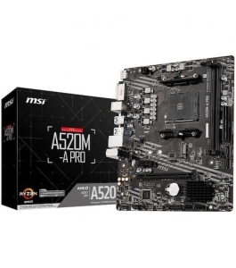 Placa de baza msi a520m-a pro, socket am4, matx 611179