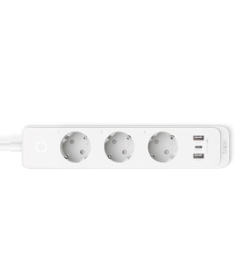 Tapo p300 tp-link - prelungitor wi-fi inteligent, schuko x 3, usb x 2, usb...