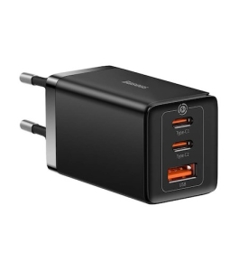 Incarcator de retea baseus gan5 pro ccgp120201, quick charge 65w, negru...