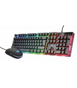 Kit tastatura + mouse trust gxt 838 azor gaming combo, negru, tr-23289 Negru...