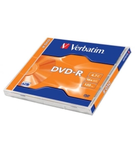 Dvd-r verbatim matt silver surface 43519, 16x, 4.7 gb, jewel case 630149