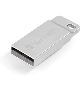 Memorie flash usb verbatim metal executive 98748, 16 gb, argintiu Metal...