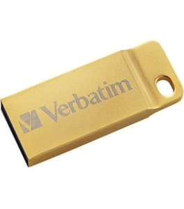 Memorie usb verbatim metal executive 3.0 64gb, gold (99106) Metal Auriu...