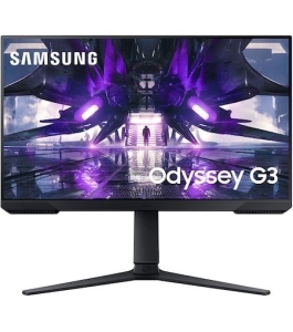 Monitor gaming led va samsung odyssey g3 ls24ag300nrxen, 24", full hd, negru...