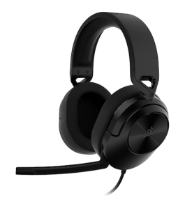 Casti gaming cu microfon corsair hs55 stereo ca-9011260-eu, over-head, negru...