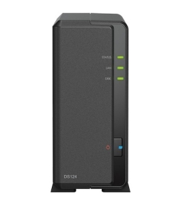 Nas synology diskstation ds124, 1-bay, 1gb ddr4 Negru 652396