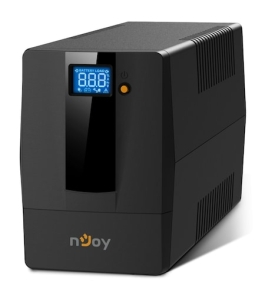 Ups njoy horus plus 600, 600va/360w, lcd cu ecran tactil, management, negru...