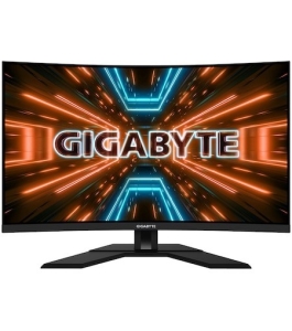 Monitor gaming led curbat gigabyte m32qc 31.5", ips, qhd, 1ms, negru m32qc...