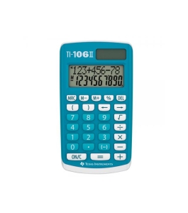 Calculator de birou texas instruments ti-106 ii, albastru ti000275 693181