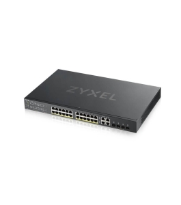 Switch poe zyxel gs192024hpv2-eu010, port gigabit x 24, rackabil, carcasa...