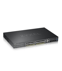 Switch zyxel gs2220-28hp-eu0101, gigabit x 24, sfp x 4, managed, carcasa...