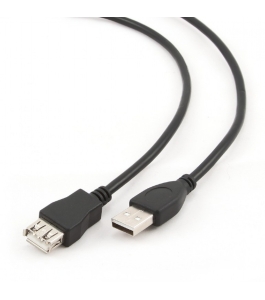 Cablu prelungitor usb gembird 1.8m, usb 2.0 (t) la usb 2.0 (m), conectori...