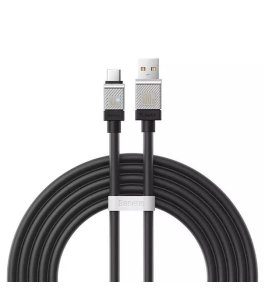 Cablu alimentare si date baseus cakw000701, usb la usb type-c, 100w, 2m,...