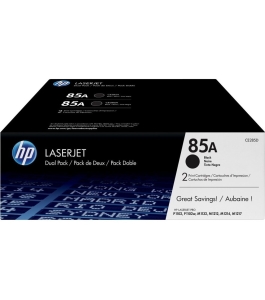 Dual-pack original hp black, nr.85a, pentru laserjet pro p1102, m1132, pro...