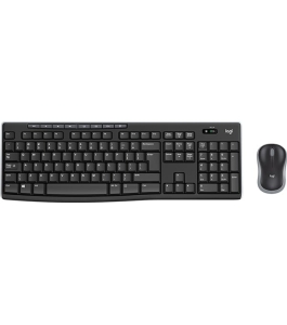 Kit wireless logitech mk270, tastatura wireless multimedia + mouse wireless 3...