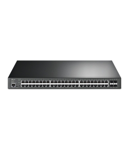 Switch poe tp-link tl-sg3452xp l2+ managed 48× gigabit l2+, 4× 10ge sfp+,...