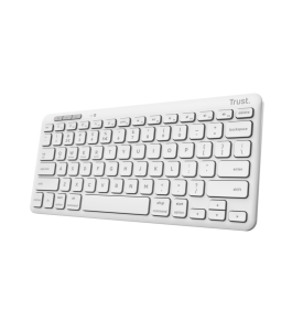 Tastatura trust lyra wireless compacta si reincarcabila alba (25097) Alb...