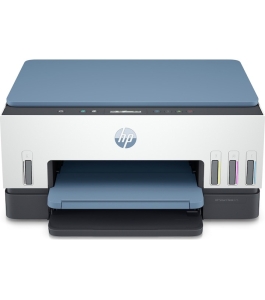 Multifunctional inkjet ciss color hp smart tank 675, a4, duplex, albastru...