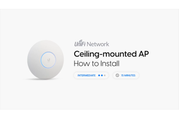 Access point Ubiquiti U6-PRO interior, 4800 Gbps, PoE, 2.4 - 5 GHz