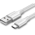 Cablu alimentare si date ugreen us287, usb la usb type-c 3a, pvc, 1.5m, alb...