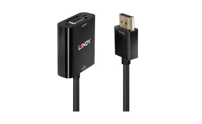 Adaptor Lindy HDMI 1.3 to VGA Converter, "LY-38291" (timbru verde 0.08 lei)