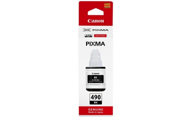 Cartus cerneala Canon GI-490 BK, pigment black, capacitate 135ml, pentru...