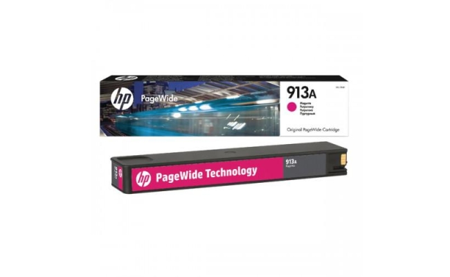 Cartus cerneala HP Magenta PageWide Nr.913A F6T78AE Original HP PageWidePro...