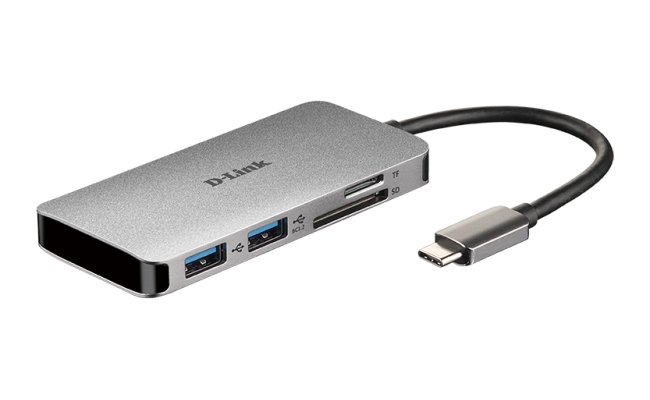 Hub USB D-Link DUB-M610 6-in-1 USB-C Hub