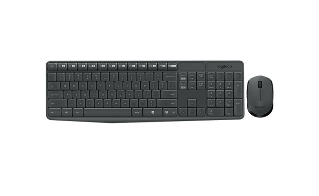 KIT Wireless Logitech MK235 - Tastatura Multimedia Wireless + Mouse Wireless...