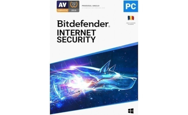 Licenta retail Bitdefender Internet Security Windows, 1 an, 1 dispozitiv