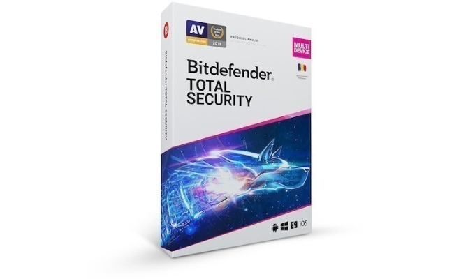 Licenta retail Bitdefender Total Security anti-malwarecompleta Windows,...