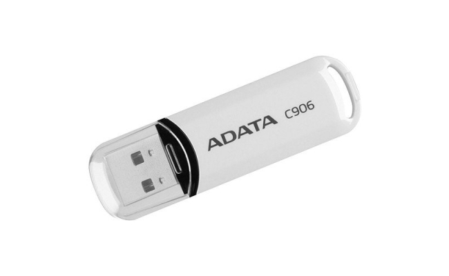 Memorie USB Flash Drive ADATA C906, 32GB, USB 2.0, alb