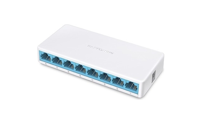 Switch Mercusys MS108, 8 Port, 10/100 Mbps