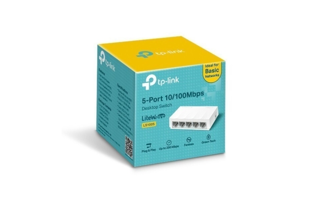 Switch TP-LINK LS1005, 5 port, 10/100 Mbps