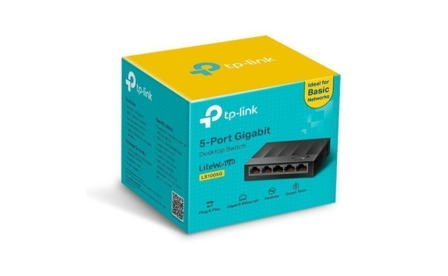 Switch TP-LINK LS1005G, 5 port, 10/100/1000 Mbps