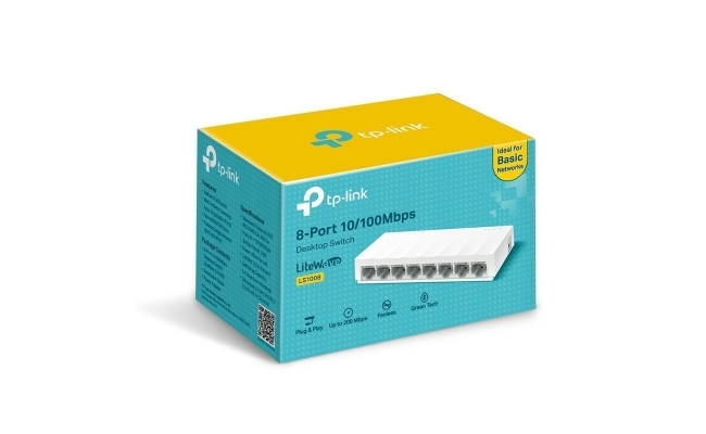 Switch TP-Link LS1008, 8 port,10/100 Mbps