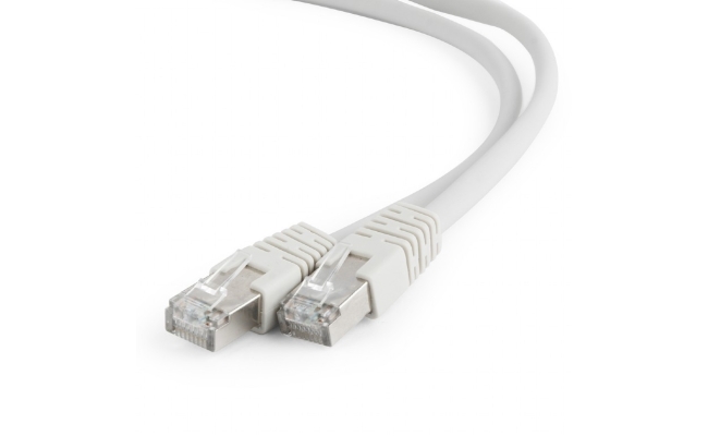 Cablu Patch Cord S/FTP GEMBIRD Cat6a, Cupru, 0.5m, Gri, AWG27, Dublu Ecranat...