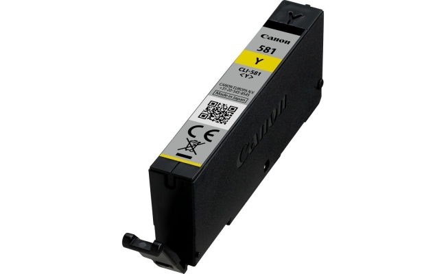 Cartus cerneala Canon CLI-581Y, yellow ,5.6 ml, TS705, TR7550, TR8550,...