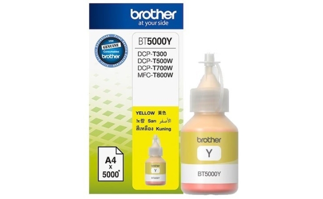 Cerneala Original Brother Yellow BT5000Y