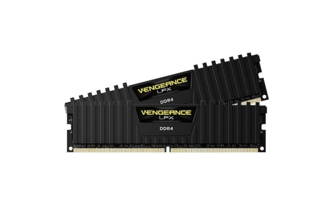 Memorie RAM Corsair Vengeance LPX Black, DIMM, DDR4, 16GB (2x8GB), CL16, 3000MHz