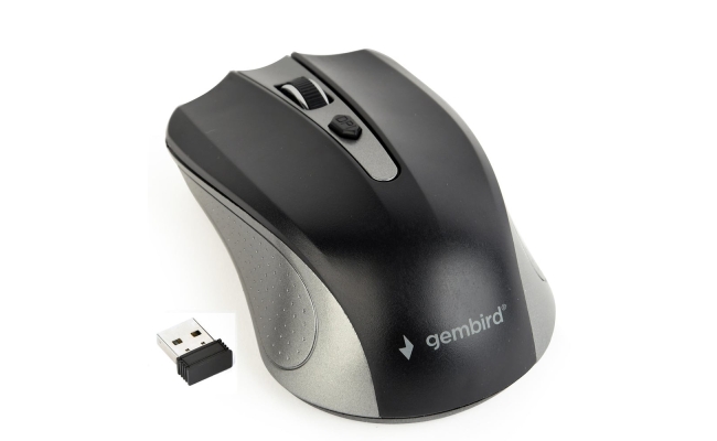 Mouse wireless Gembird MUSW-4B-04-GB, 2.4GHz, optic, 1600 DPI, 4 butoane +...