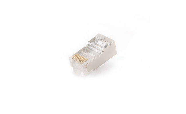 Mufa RJ-45 Gembird pentru cablu FTP, SFTP, Cat6, RJ-45 (T),10 buc, PLUG6SP/10