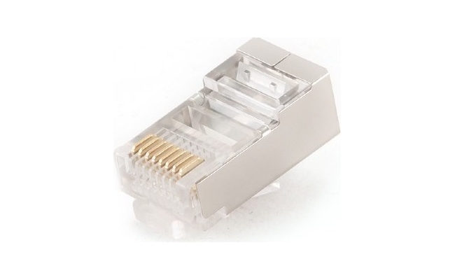 MUFA RJ-45  pt. cablu FTP, SFTP, Cat5e, RJ-45 (T), ecranat, plastic cu metal,...