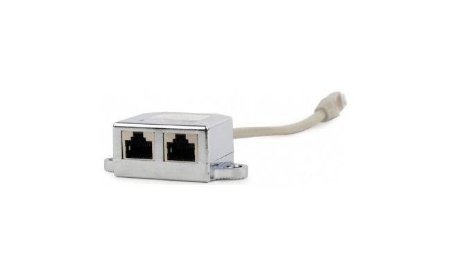 SPLITTER RJ-45 GEMBIRD pt. cablu FTP, Cat5, RJ-45 (T) | RJ-45 (M) x 2,...